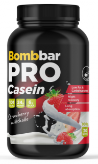 Bombbar Casein PRO 900 г Клубничный милкшейк без НДС до 10.09.2025 (превью)