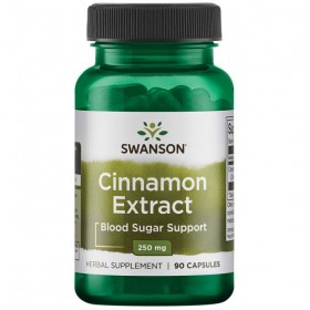 Swanson Cinnamon Extract 250 mg 90 Caps до 09.2025 (превью)