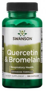 Swanson Quercetin & Bromelain - Advanced Formula 100 Caps до 09.2025 (превью)