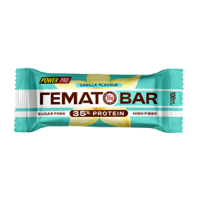 PowerPro Батончик неглазированный "ГЕМАТОБАР" (28шт в уп) 35 г со вкусом ванили без НДС до 31.07.2025 (превью)