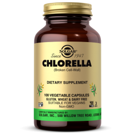Solgar Chlorella 520 Mg 100 vcaps до 08.2025