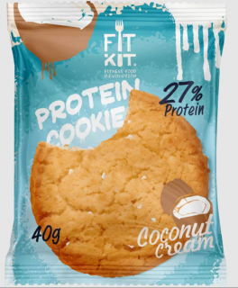 FITKIT без НДС Protein сookie (24 шт в уп) 40 г Кокосовый крем до 25.07.2025