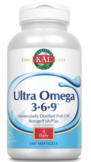 Kal Ultra Omega 3 6 9 200ct 1200mg до 09.2025 (превью)