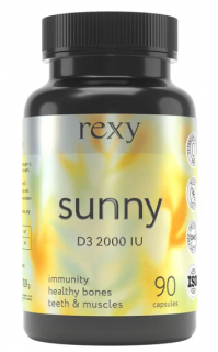 Proteinrex Rexy «sunny» ВИТАМИН D3 2000 МЕ 90 капс без НДС до 12.09.2025 (превью)