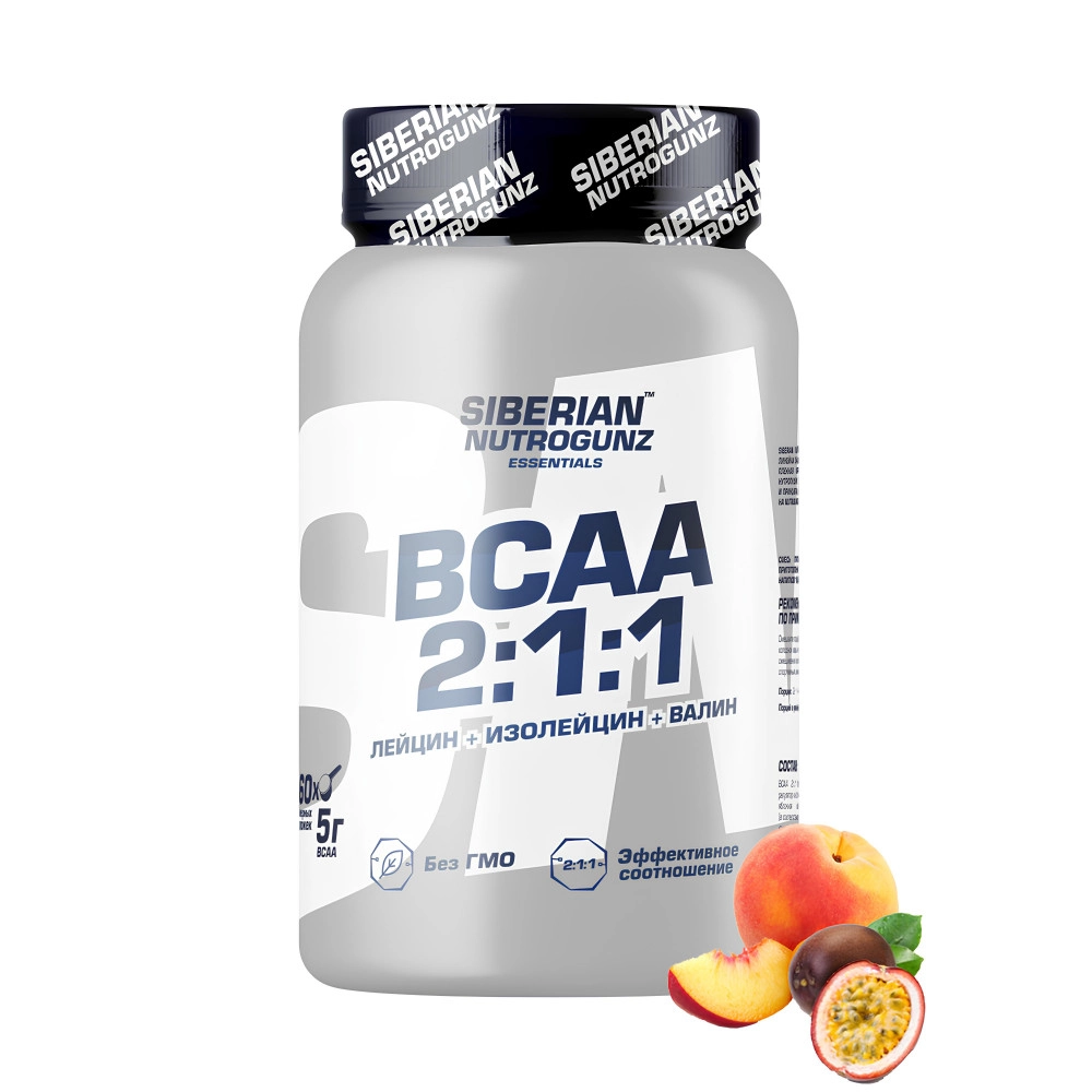 Siberian Nutrogunz BCAA 2:1:1 450&nbsp;г (превью)