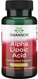 SWANSON Alpha Lipoic Acid 100 mg 120 caps до 10.2025 (превью)