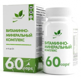 NaturalSupp Витаминно - минеральный комплекс 60 капс без НДС до 07.08.2025