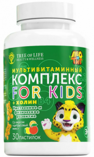 Tree of Life Мультивитаминный комплекс с холином 30 капс цитрус / 2026-01-01 до 08.2025 (превью)