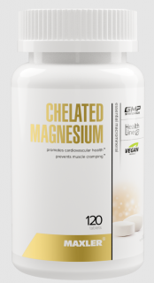 Maxler Chelated Magnesium (Bisglycinate Chelate form) 60 vegan tabs с НДС