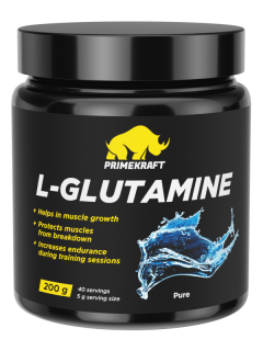 Prime Kraft L-Glutamine (напиток сухой ДС) 200 г pure без НДС до 06.09.2025 (превью)