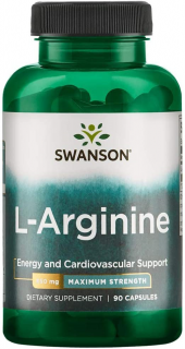 SWANSON L-Arginine max str 850 mg 90 caps до 11.2025