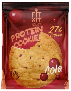 FITKIT Protein сookie (24 шт в уп) 40 г Кола до 2025-08-21 (превью)