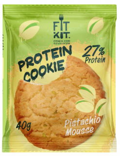 FITKIT Protein сookie (24 шт в уп) 40 г Фисташковый мусс до 2025-09-19 (превью)