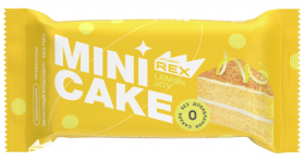 Proteinrex Пирожное протеиновое mini-cake (8шт в уп) 40 г "Лимонный тортик" до 2025-08-17 (превью)