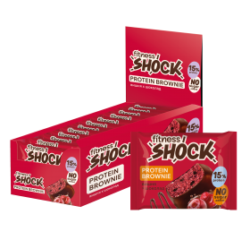 FitnesSHOCK Бисквит глазированный Брауни (12шт в уп) 50&nbsp;г (превью)