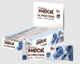 FitnesSHOCK Батончик неглазированный (12шт в уп) 60&nbsp;г (превью)