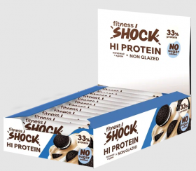 FitnesSHOCK Батончик неглазированный (12шт в уп) 60&nbsp;г (превью)