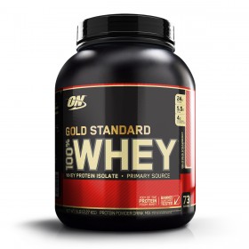 Optimum Nutrition 100 % Whey protein Gold standard 2270 г Delicious Strawberry до 2025-12-15