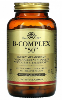 Solgar Vitamin B-Complex "50" veg 250 cap до 12.2025 (превью)