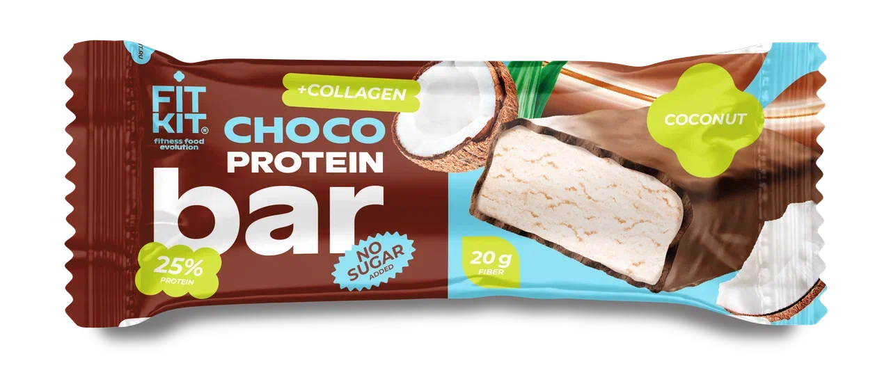 FITKIT Батончик глазированный Choco Protein BAR (25шт в уп) 60&nbsp;г (превью)
