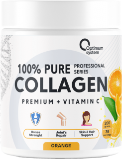 Optimum System 100% Pure Collagen Powder 200 грамм (Orange) (превью)