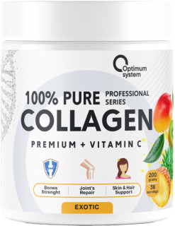 Optimum System 100% Pure Collagen Powder 200 грамм (Tropic) (превью)