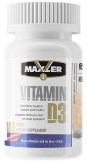 Maxler Vitamin D3 180 таб 12.25 (превью)