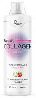 Optimum System Collagen Concentrate Liquid 500мл (Strawberry-Kiwi) вакуумная бутылка до 11.01.2025 (превью)