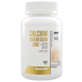 Maxler Calcium Magnesium Zinc+D3 90 tabs с НДС (превью)
