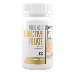 Maxler Folic Acid Bioactive Folate 5-MTHF 120 vcaps с НДС