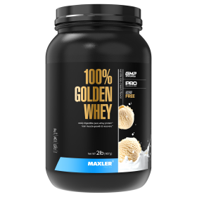 Maxler 100% Golden Whey 907 г vanilla ice cream с НДС (превью)