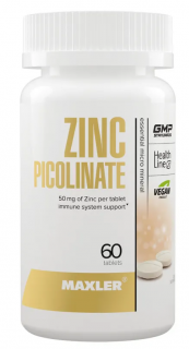 Maxler Zinc Picolinate 50 mg 60 tabs с НДС (превью)