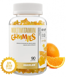 Maxler Multivitamin Gummies 90 таб Orange с НДС