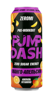 ZEROMI Энергетик Pre-Workout Pump Dash (12шт в уп) 450&nbsp;мл (превью)