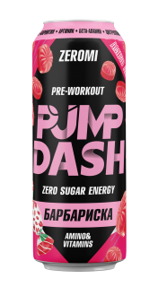 ZEROMI Энергетик Pre-Workout Pump Dash (12шт в уп) 450&nbsp;мл (превью)