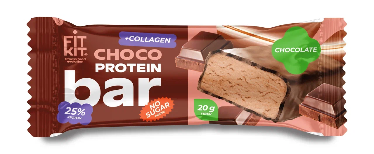 FITKIT Батончик глазированный Choco Protein BAR (25шт в уп) 60&nbsp;г (превью)