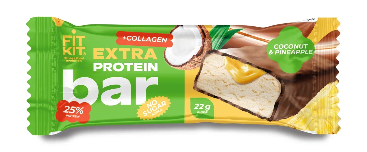 FITKIT Extra Protein BAR (25шт в уп) 60&nbsp;г (превью)