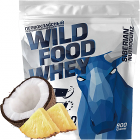 Siberian Nutrogunz WildFoodWhey 900 г Ананас-кокос до 27.11.2025 (превью)