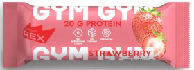 Proteinrex Батончик с высоким содержанием протеина 33% Gym Low Carb (15 шт в уп) 60 г Клубничный десерт до 22.12.2025 (превью)