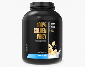 Maxler 100% Golden Whey 2270 г Bananas and Cream с НДС