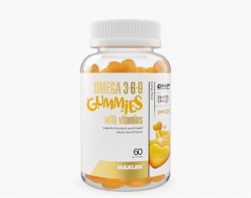 Maxler Omega 3-6-9 Gummies 60 ct Orange с НДС