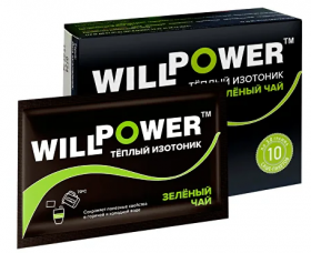 WillPower Теплый изотоник 10 саше-пакетов по 3 г (превью)