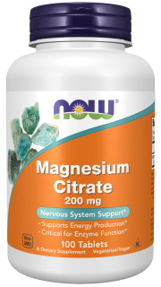 NOW ЧЗ Magnesium Citrate 200 mg 100 tabl (превью)