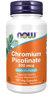 NOW ЧЗ Chromium Picolinate 200 mcg 100 таб (превью)