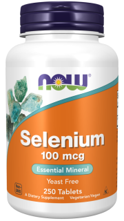 NOW ЧЗ Selenium 100 mcg 250 таб