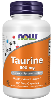 NOW ЧЗ Taurine 500 mg 100 капс (превью)