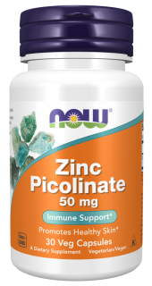 NOW ЧЗ ZINC PICOLINATE 50mg 30 VCAPS