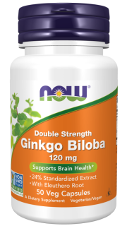 NOW ЧЗ Ginkgo Biloba 120 mg 50 vcaps (превью)
