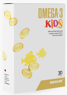 Maxler Omega-3 Kids 30 caps срок 06/26 с НДС (превью)