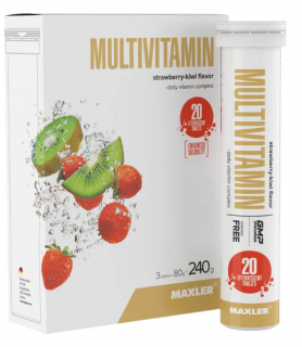 Maxler с НДС Multivitamin Effervescent 3 tubes box (20 eff. tabl.) (превью)